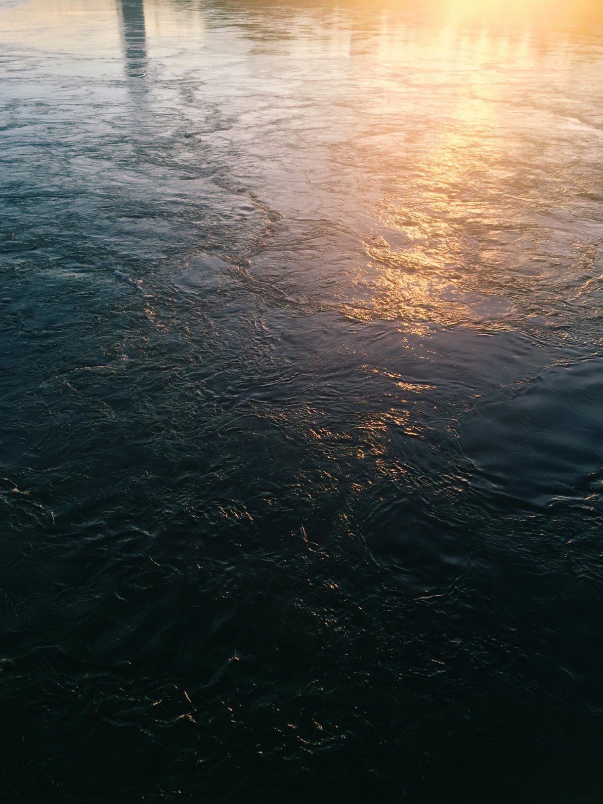 Reflections at sunset