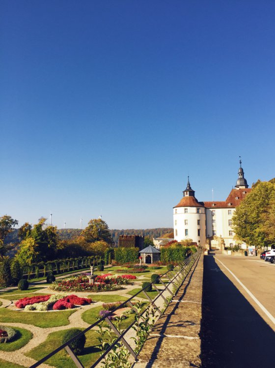 The castle's garden