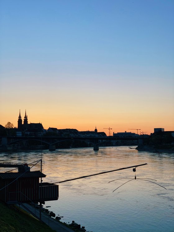 Right after the sunset